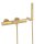 Tres Study Exclusive, Thermostat Wannenbatterie, 24k Gold matt