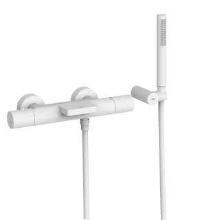 Tres Study Exclusive, Thermostat Wannenbatterie, weiss matt