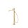 Tres Study Exclusive, Standarmatur für Badewanne, 24k Gold matt