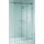 Doccia Ankara Duschabtrennung für Nischen, mit zwei Schiebetüren und zwei Fixteilen, 130cm bis 160cm, H:bis 195cm, Edelstahloptik, Glas klar