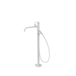 Tres Study Exclusive, Standarmatur für Badewanne, weiss matt