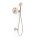 Tres Study Exclusive, Unterputz Brauseset Rapid-Box, 24k Rotgold