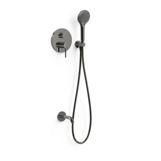 Tres Study Exclusive, Unterputz Brauseset Rapid-Box, Metallic-schwarz