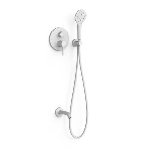 Tres Study Exclusive, Unterputz Brauseset Rapid-Box, weiss matt