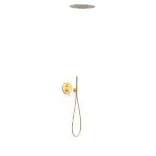 Tres Study Exclusive, Unterputz Brauseset Rapid-Box, 24k Gold matt