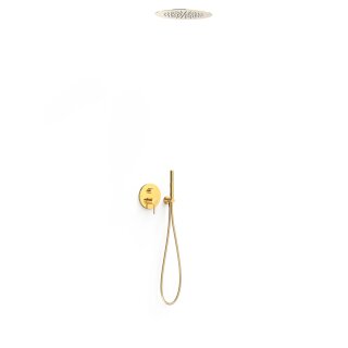 Tres Study Exclusive, Unterputz Brauseset Rapid-Box, 24k Gold