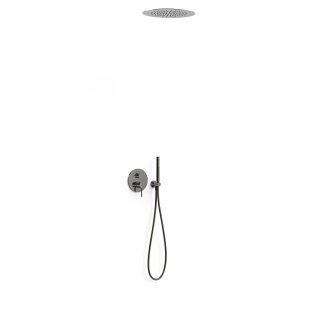 Tres Study Exclusive, Unterputz Brauseset Rapid-Box, Metallic-schwarz