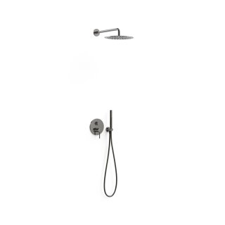 Tres Study Exclusive, Unterputz Brauseset Rapid-Box, Metallic-schwarz