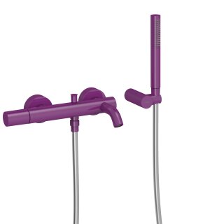 Tres Study Exclusive, Einhebel Wannenmischer, violett