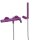 Tres Study Exclusive, Einhebel Wannenmischer, violett