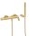 Tres Study Exclusive, Einhebel Wannenmischer, 24k Gold matt