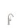 Tres Study Exclusive, Einhebel Bidetmischer, Edelstahloptik
