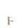 Tres Study Exclusive, Einhebel Bidetmischer, 24k Rotgold