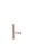 Tres Study Exclusive, Einhebel Bidetmischer, 24k Rotgold
