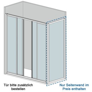 Doccia Milan Seitenwand für Tür