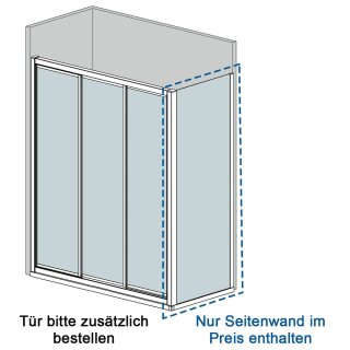 Doccia Adelaida Seitenwand für Tür