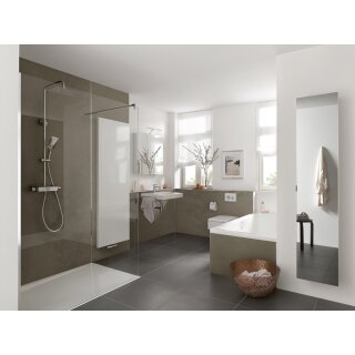 HSK Renodeco Aluverbund Wandverkleidung 150x255cm, Struktur- Hochglanz und Uni-Dekore