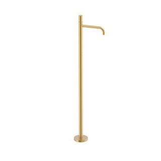 Tres Study Exclusive, Waschtischarmatur bodenstehend, 24k Gold matt