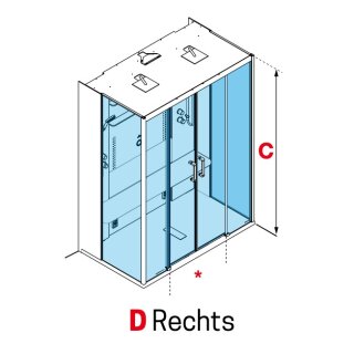Eckmontage rechts