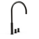 Tres Project-Tres, Zweigriff-Standarmatur, Metallic-schwarz