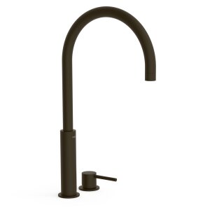 Tres Study Exclusive, Einhebel Waschtischmischer, schwarz bronze