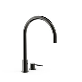 Tres Study Exclusive, Einhebel Waschtischmischer, Metallic-schwarz