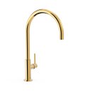 Tres Study Exclusive, Einhebel Waschtischmischer, 24k Gold