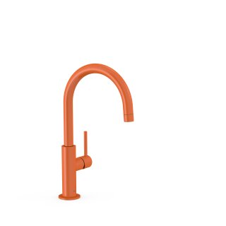 Tres Study Exclusive, Einhebel Waschtischmischer, orange