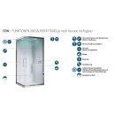 Novellini Eon GF Komplettdusche 90x90cm