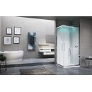 Novellini Eon A Komplettdusche 80x80cm