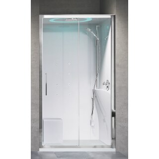 Novellini Eon 2P Komplettdusche für Nische 120x80cm