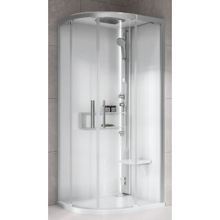 Novellini Glax 2 2.0 R Komplettdusche 90x90cm