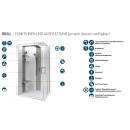 Novellini Skill A Komplettdusche 120x80cm