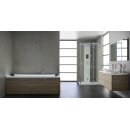 EAGO Whirlpool AWT GE108-1E mit Holzschürze, 180x80 cm, links