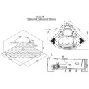 EAGO Whirlpool AWT GE119E, 158x158 cm