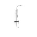 Tres Cuadro Exclusive, Thermostat-Brausebatterie, chrom
