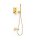 Tres Cuadro Exclusive, Unterputz Brauseset Rapid-Box, 24k Gold