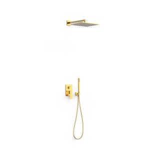 Tres Cuadro Exclusive, Unterputz Brauseset Rapid-Box, 24k Gold