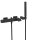 Tres Cuadro Exclusive, Einhebel Brausemischer, schwarz matt