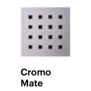 Ablaufgitter chrom matt