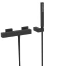 Tres Cuadro Exclusive, Einhebel Brausemischer, schwarz matt