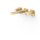 Tres Cuadro Exclusive, Zweigriff UP Waschtischmischer, 24k Gold matt