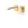 Tres Cuadro Exclusive, Einhebel Waschtischmischer UP, 24k Gold matt