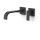 Tres Cuadro Exclusive, Einhebel Waschtischmischer UP, schwarz matt