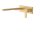 Tres Cuadro Exclusive, Einhebel Waschtischmischer UP, 24k Gold matt