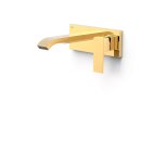 Tres Cuadro Exclusive, Einhebel Waschtischmischer UP, 24k...