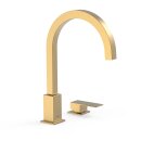 Tres Cuadro Exclusive, Einhebel Waschtischmischer, 24k...