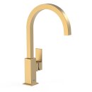 Tres Cuadro Exclusive, Einhebel Waschtischmischer, 24k...
