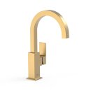 Tres Cuadro Exclusive, Einhebel Waschtischmischer, 24k...