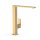 Tres Cuadro Exclusive, Einhebel Waschtischmischer, 24k Gold matt